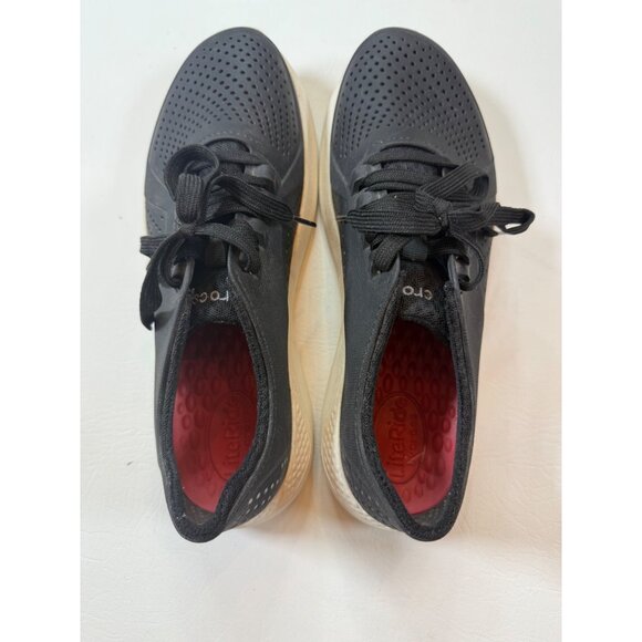 LiteRide By Crocs Mens Black Casual Shoes Size M10 Lightweight Breathable Design - Picture 4 of 8